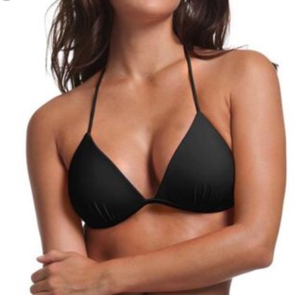 Black Halter Top Bathing Suit